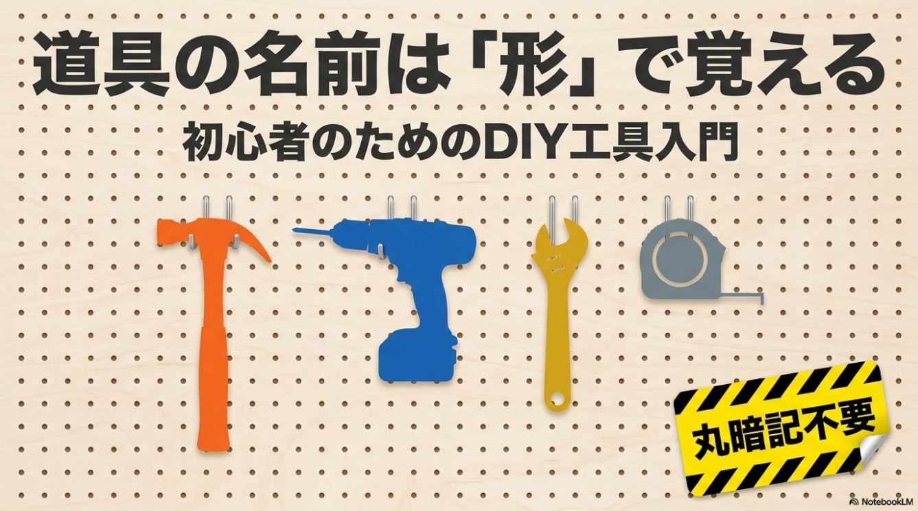 DIY初心者の「最初の工具」選び。揃えるべき基本道具と、賢い買い方・安全対策