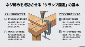 クランプの使い方説明画像