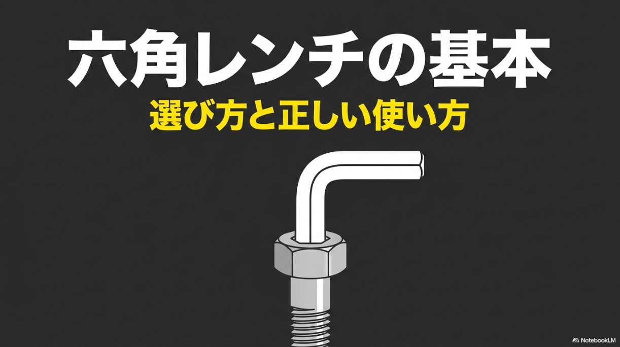 六角レンチの基本 選び方と正しい使い方